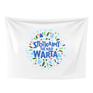 Flaga Spotkajmy Się Nad Wartą 100x70